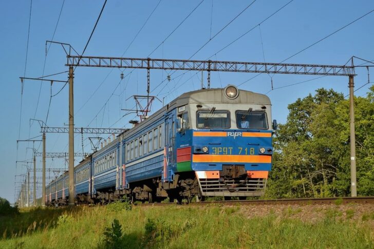 ロシアの列車