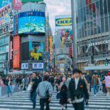 東京・渋谷のスクランブル交差点